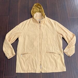 Canali men’s full zip Italy jacket 🧥 with convertible hoodie- has stains & wear